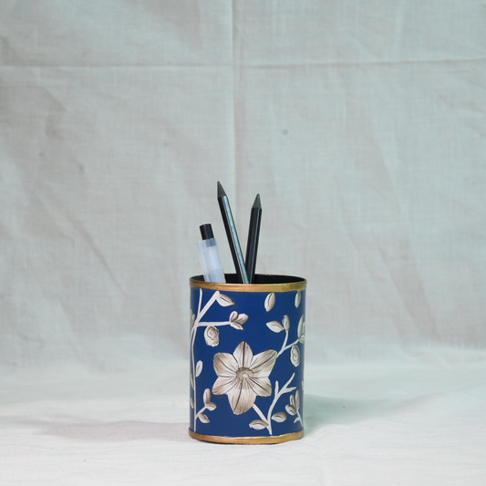 Hand-painted Hibiscus Stationery Holder