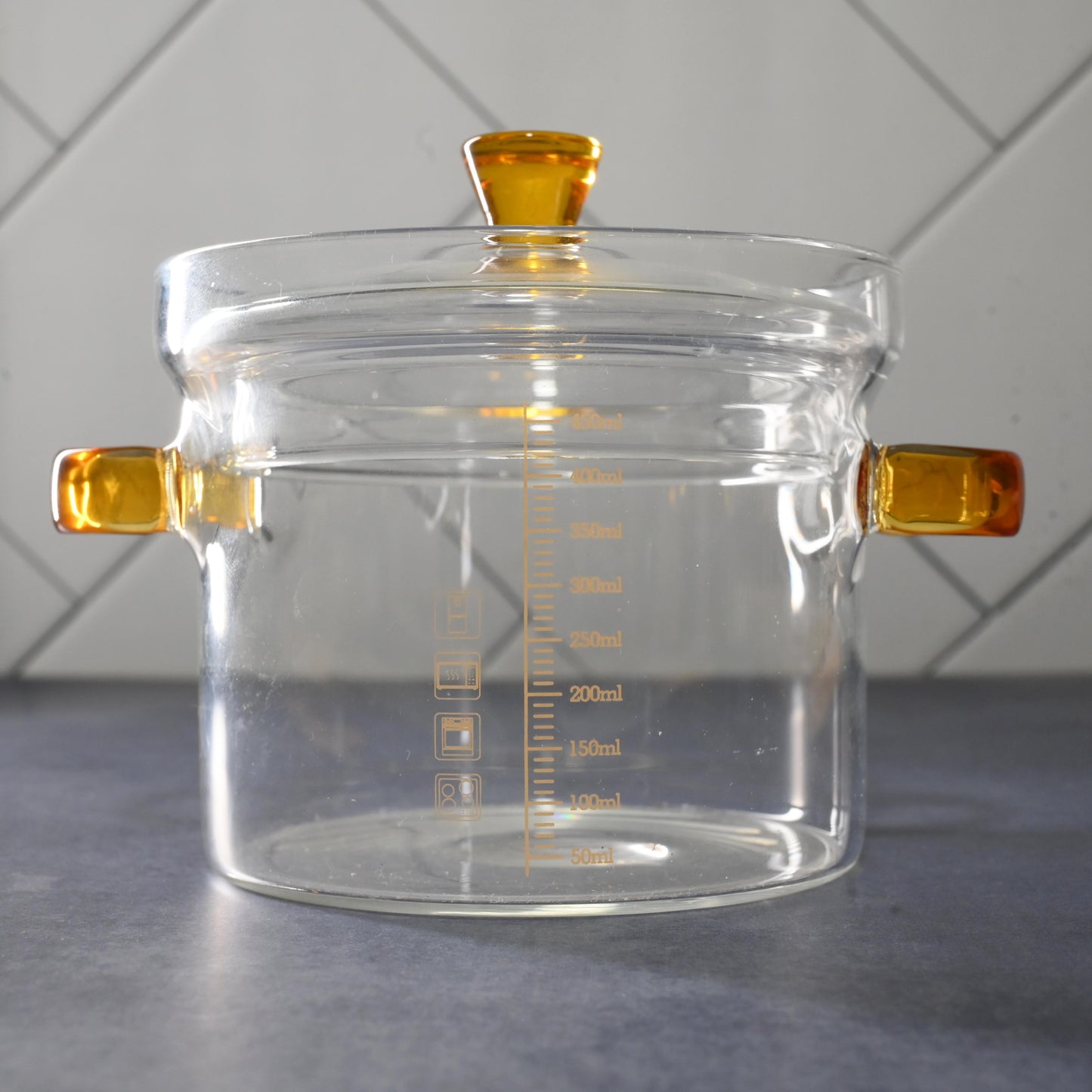 Borosilicate CookNServe Pot- Large