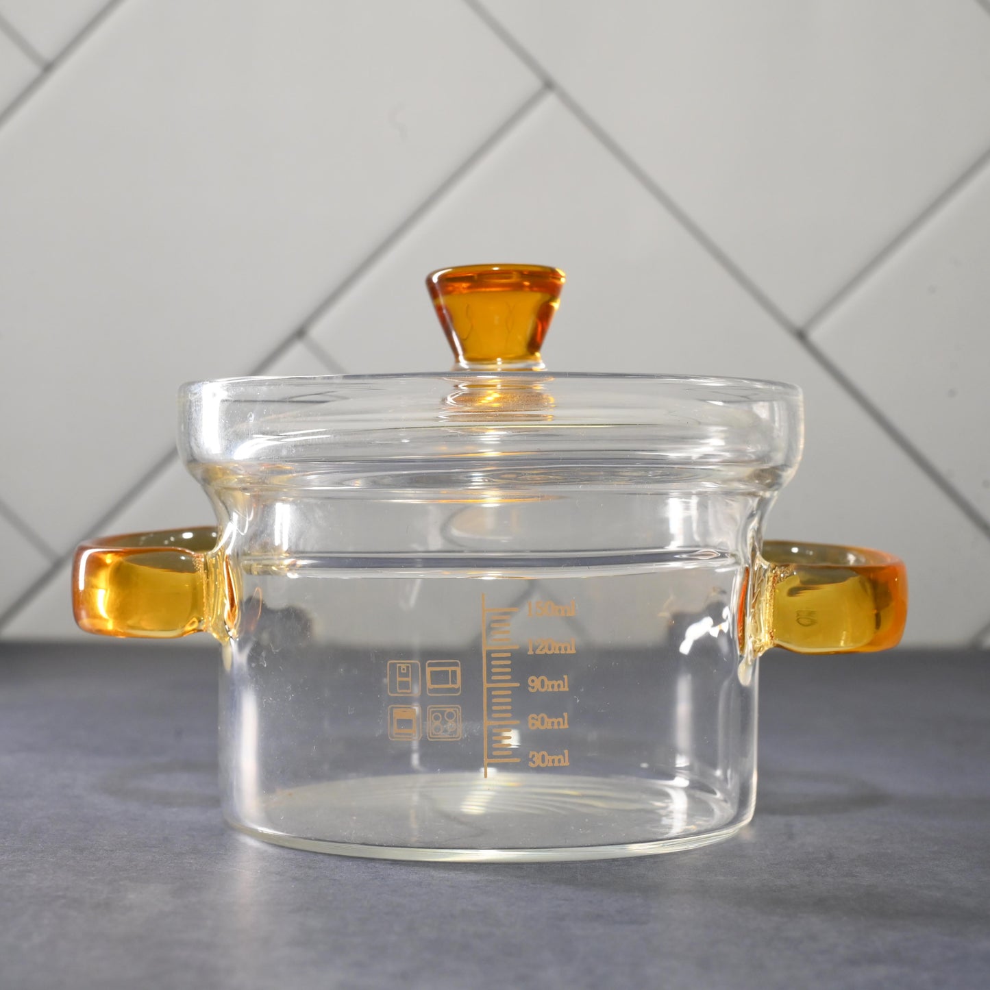 Borosilicate CookNServe Pot- Small