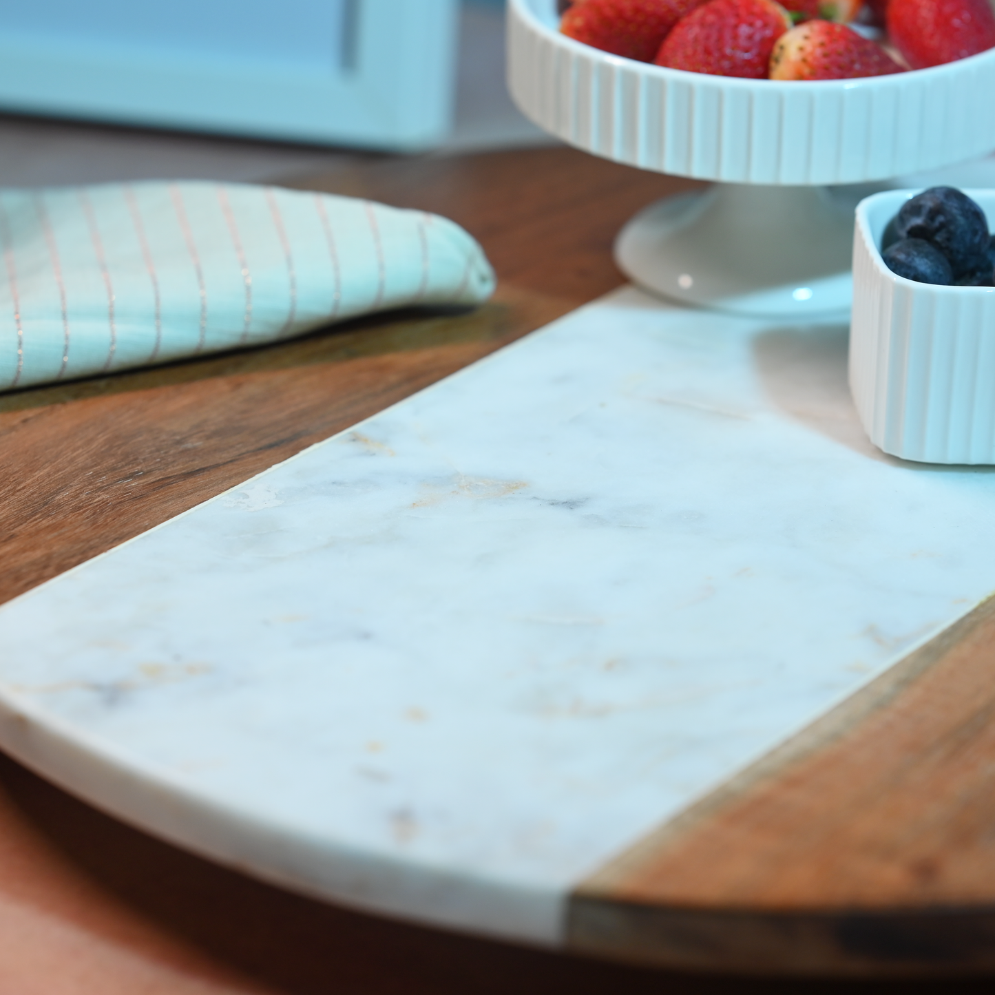 Wood & Marble Turntable