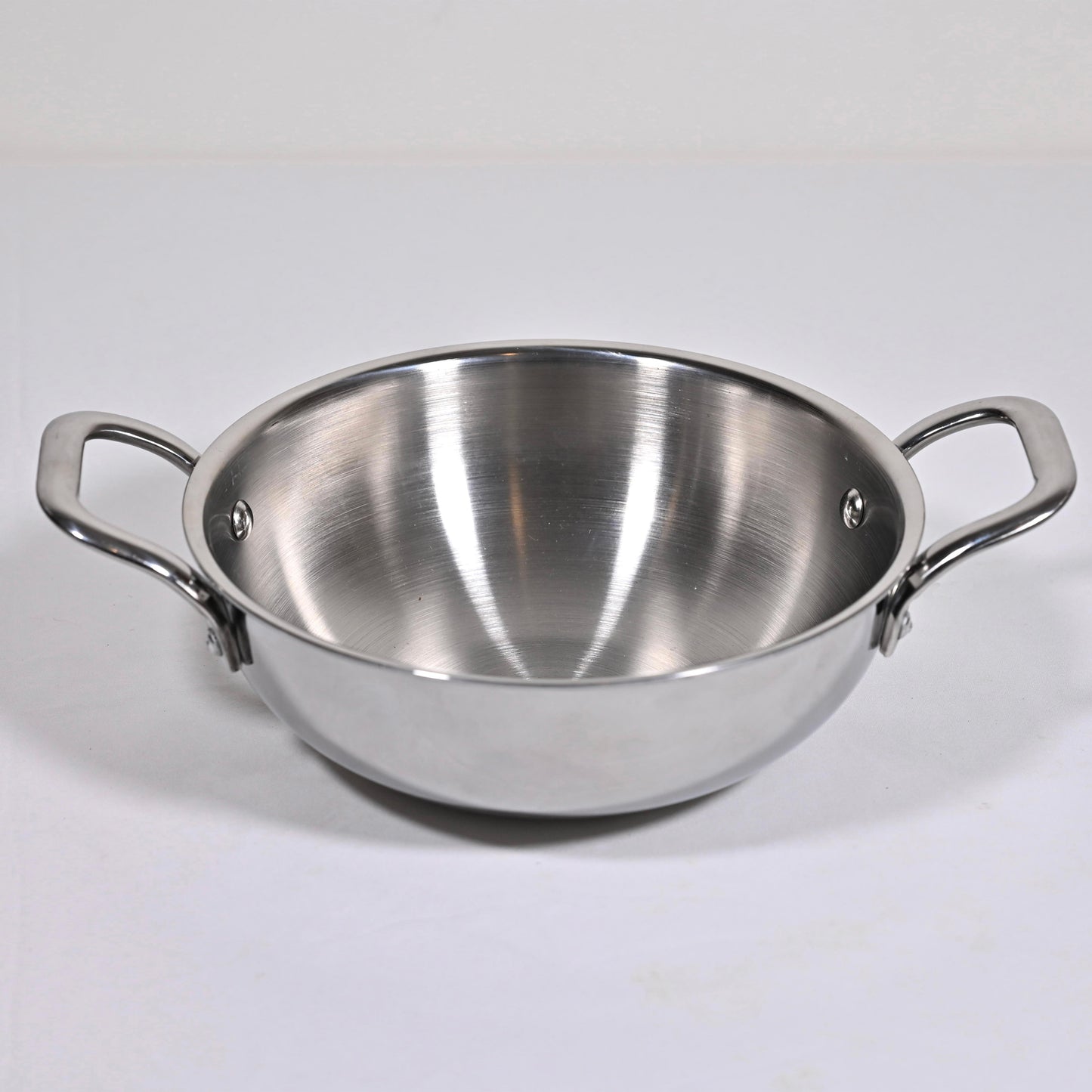 TriPly Stainless Steel Kadhai with Handle (1.6L)