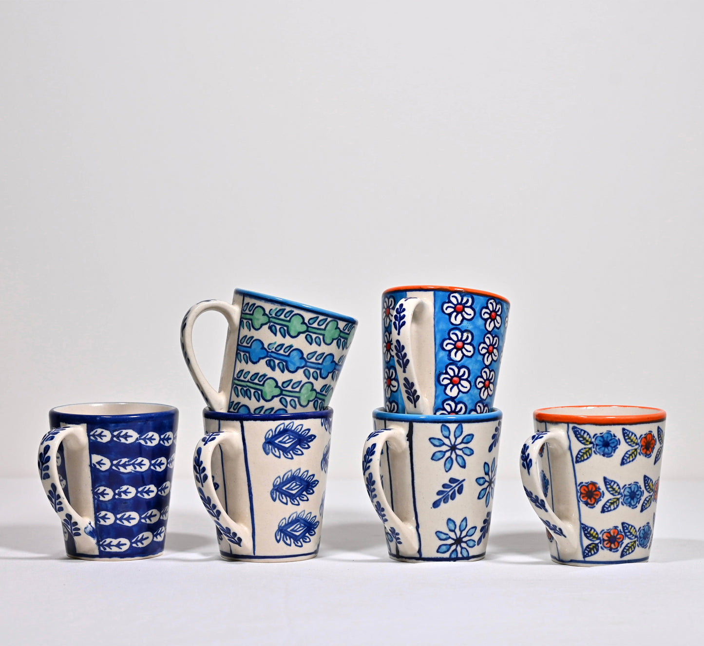 Multicoloured Printed Mugs