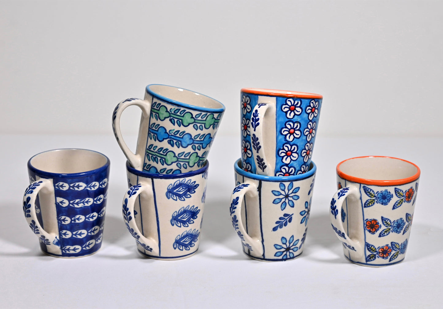 Multicoloured Printed Mugs