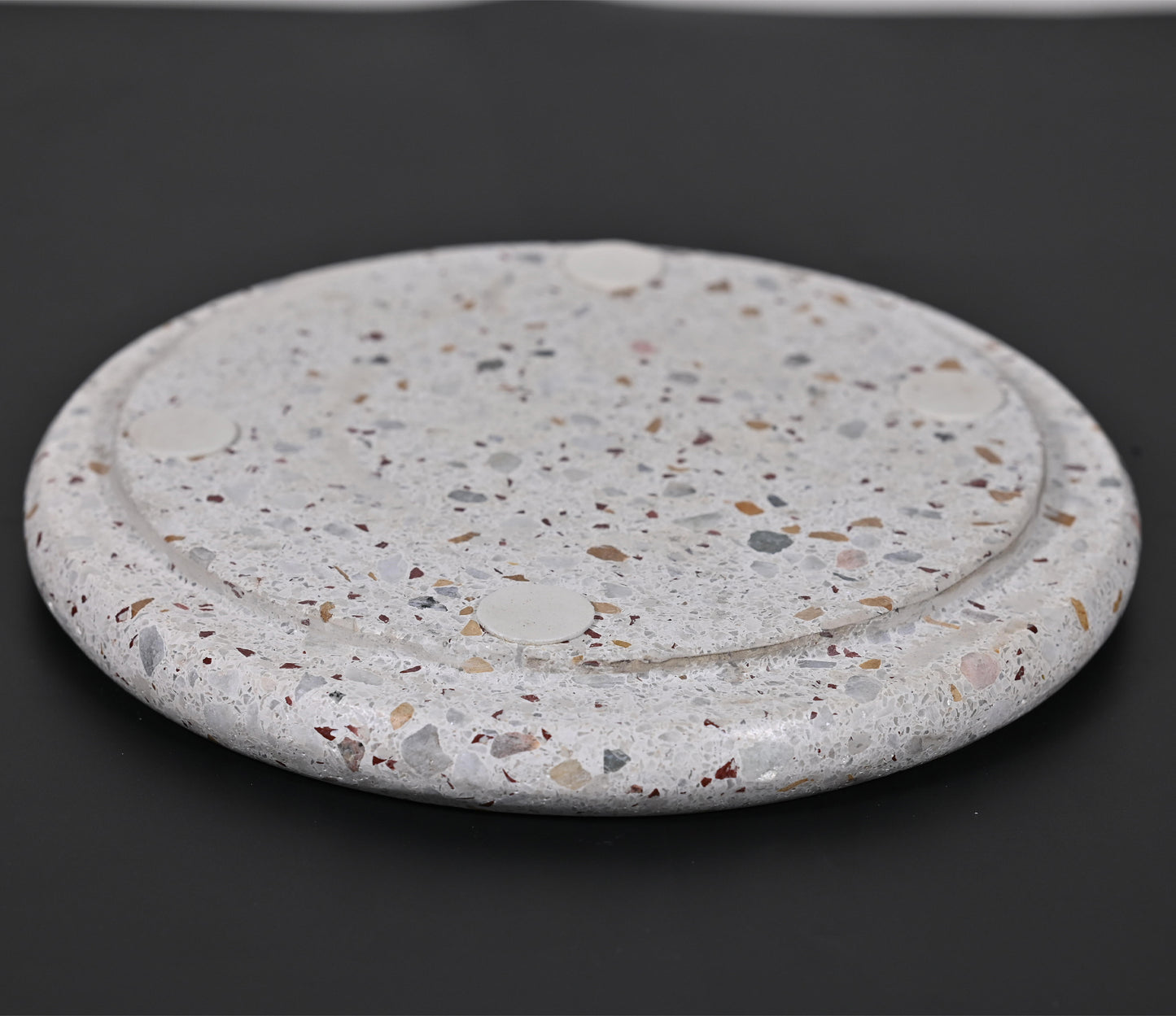 Multi Coloured Terrazzo Roti Maker/ Chakla