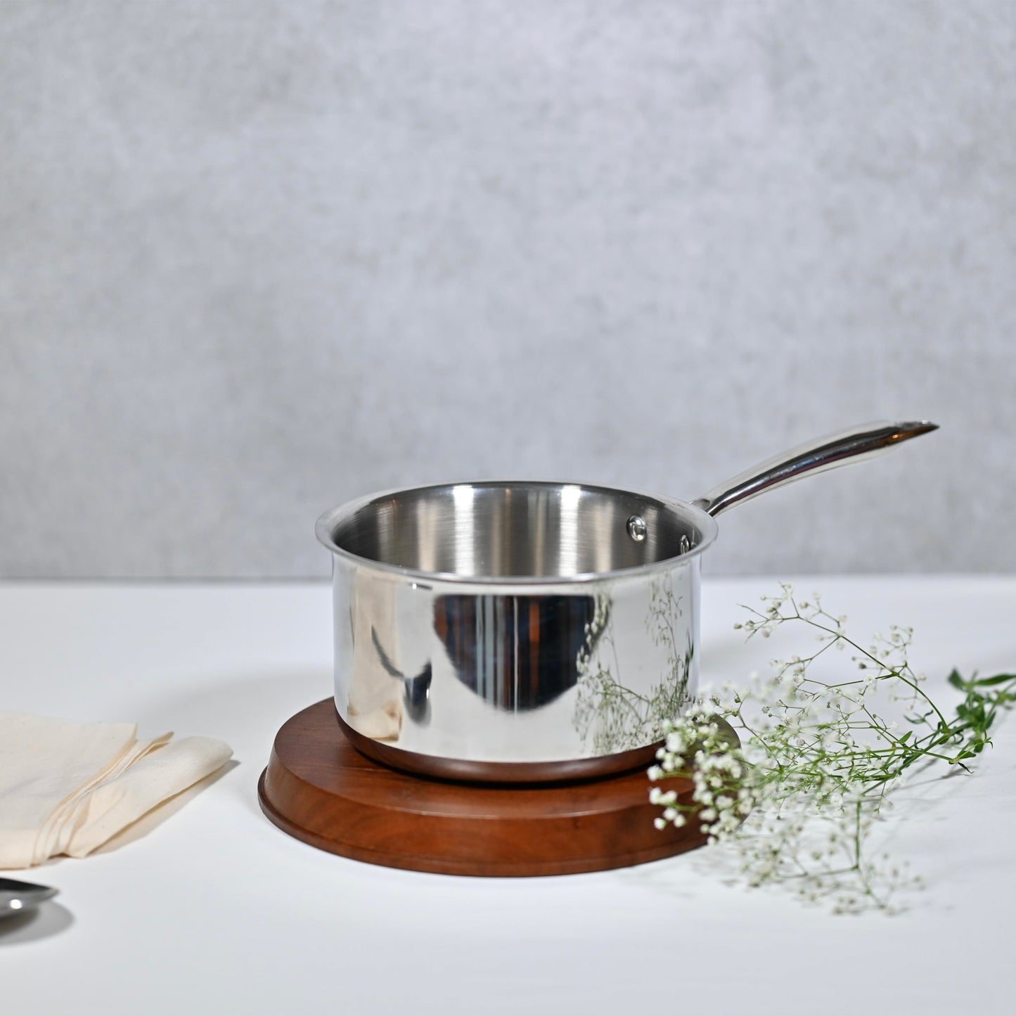 TriPly Stainless Steel Saucepan (1.4L)