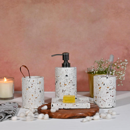 Multicolor Terrazzo Bathroom Set