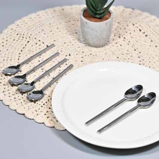 Semi-Matte Stainless Steel Dinner Spoon Set