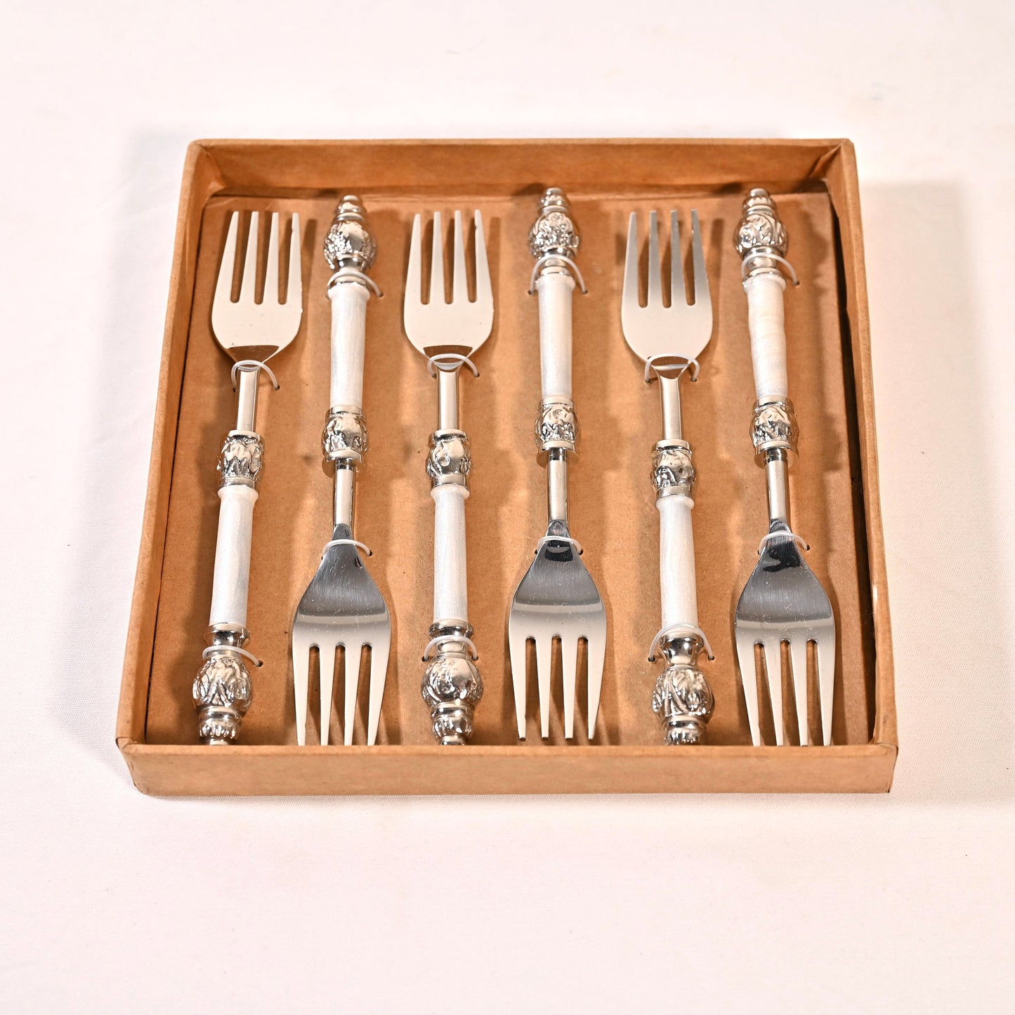 Mother-of-Pearl Stainless Steel Dinner Fork Set