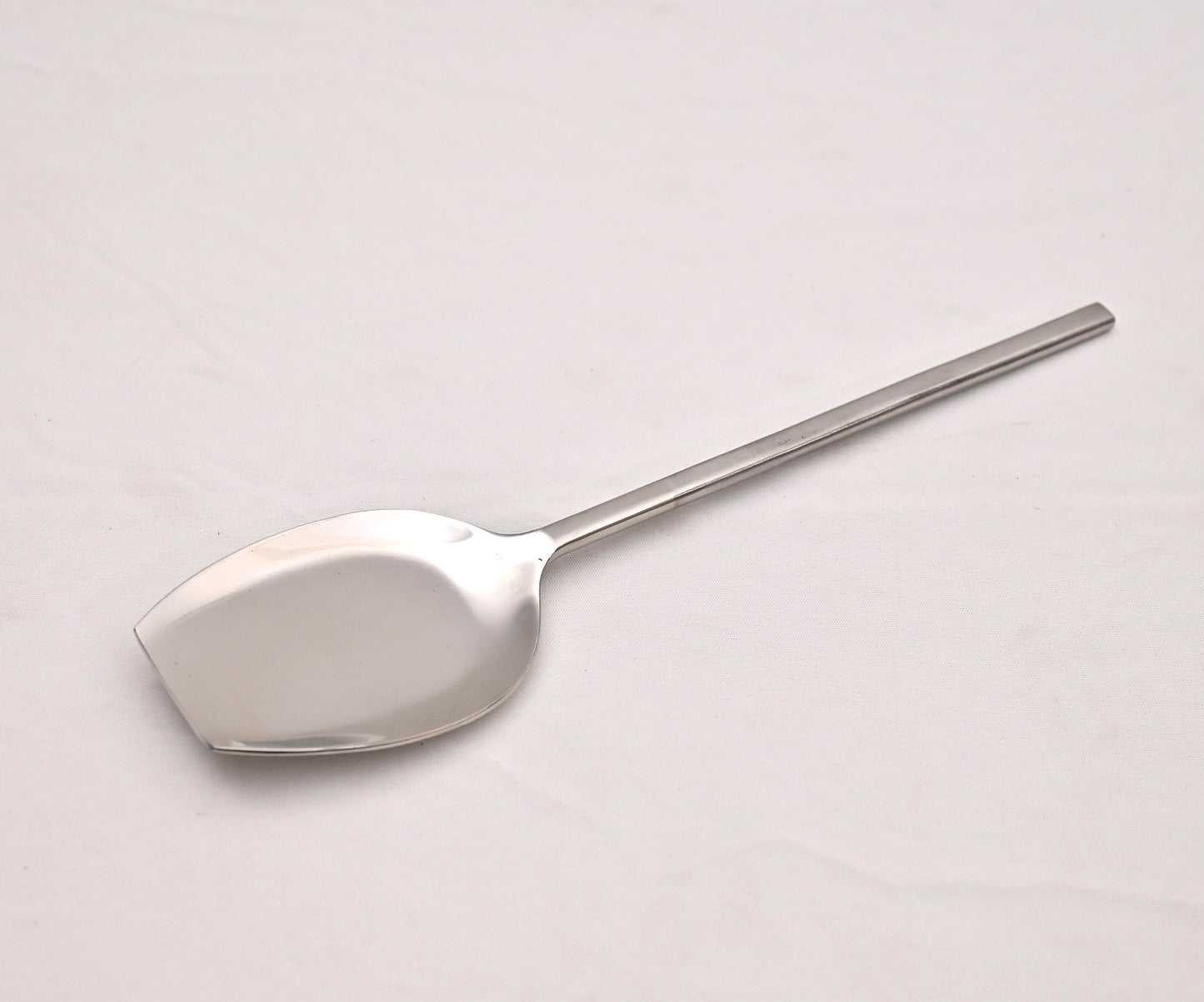 Semi-Matte Stainless Steel Cut Serving Spoon (Regular)