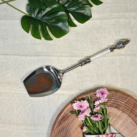 Mother-of-Pearl Stainless Steel Rice Serving Spoon