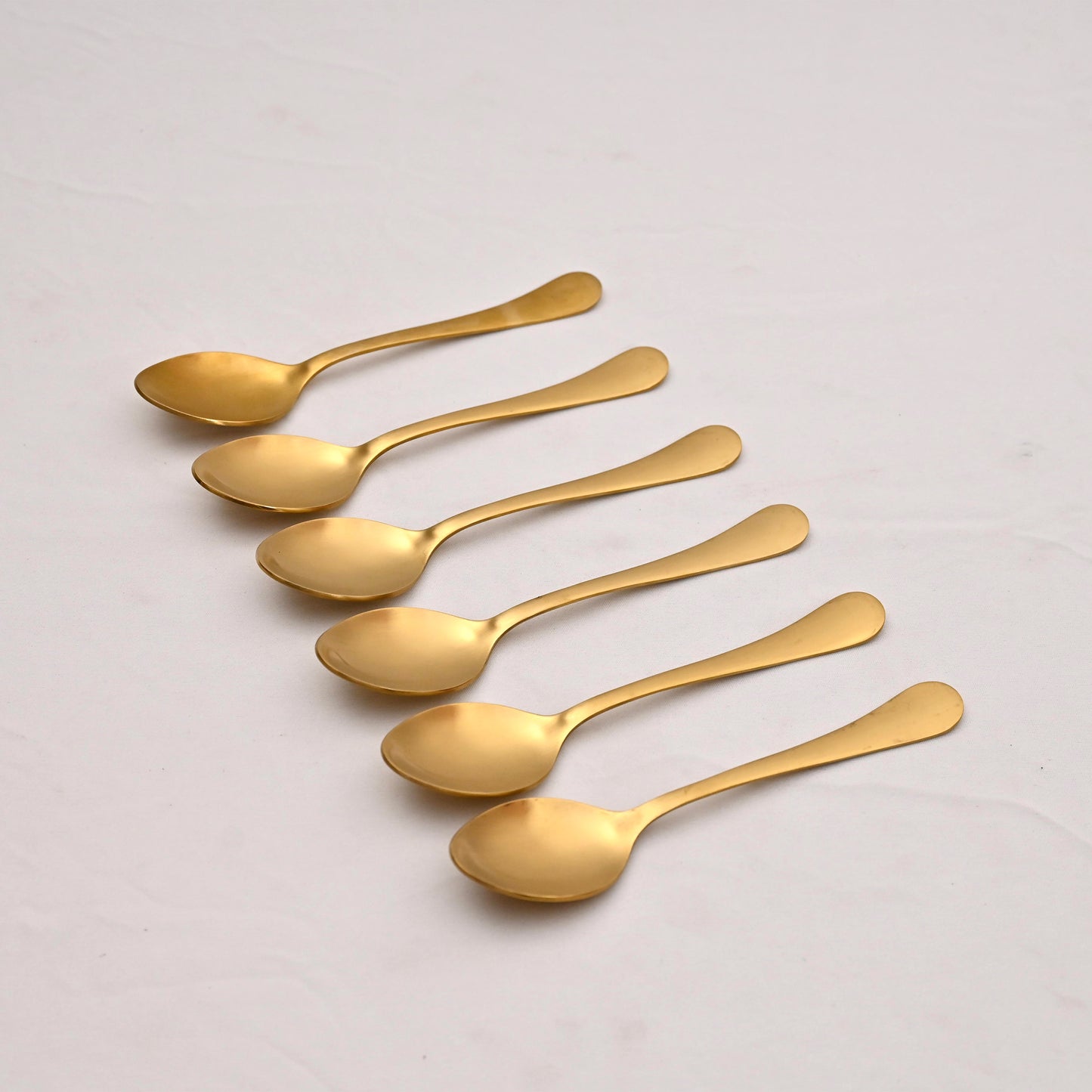 Gold Stainless Steel Tea Spoon Set