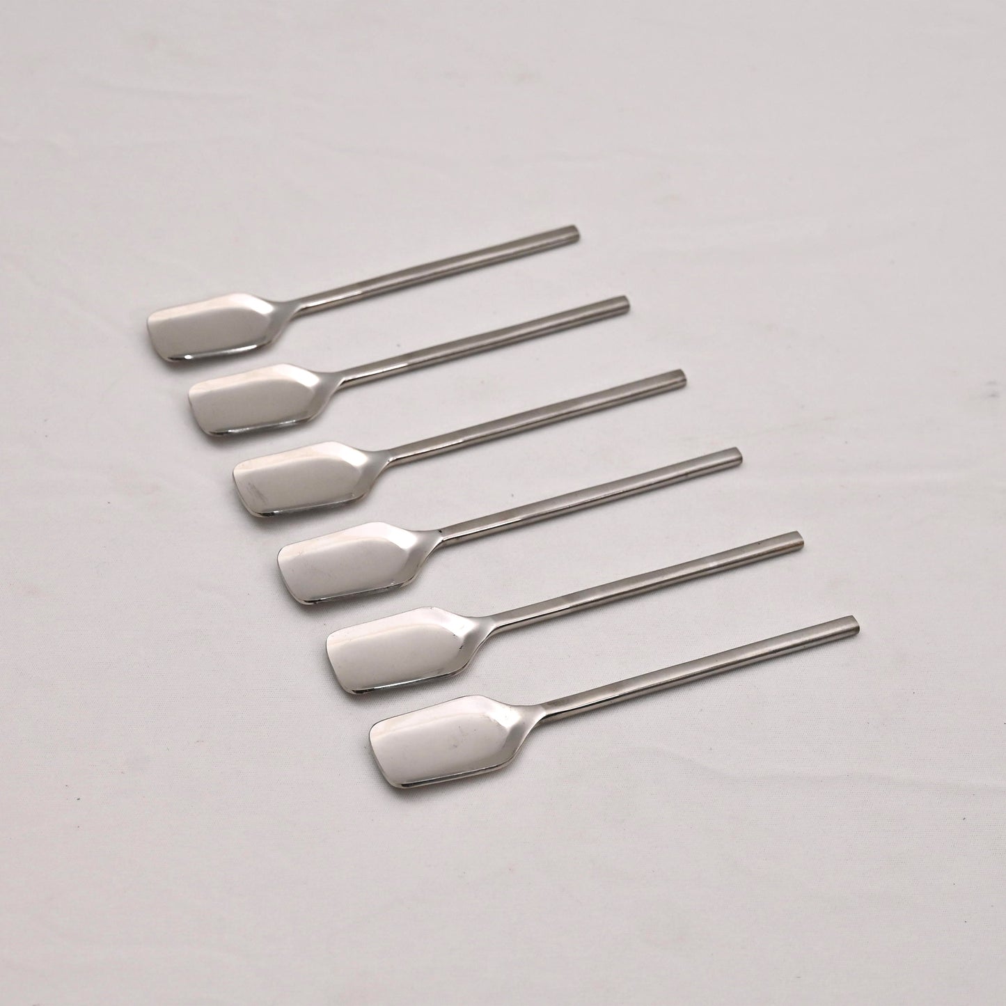 Semi-Matte Stainless Steel Ice-Cream Spoon Set