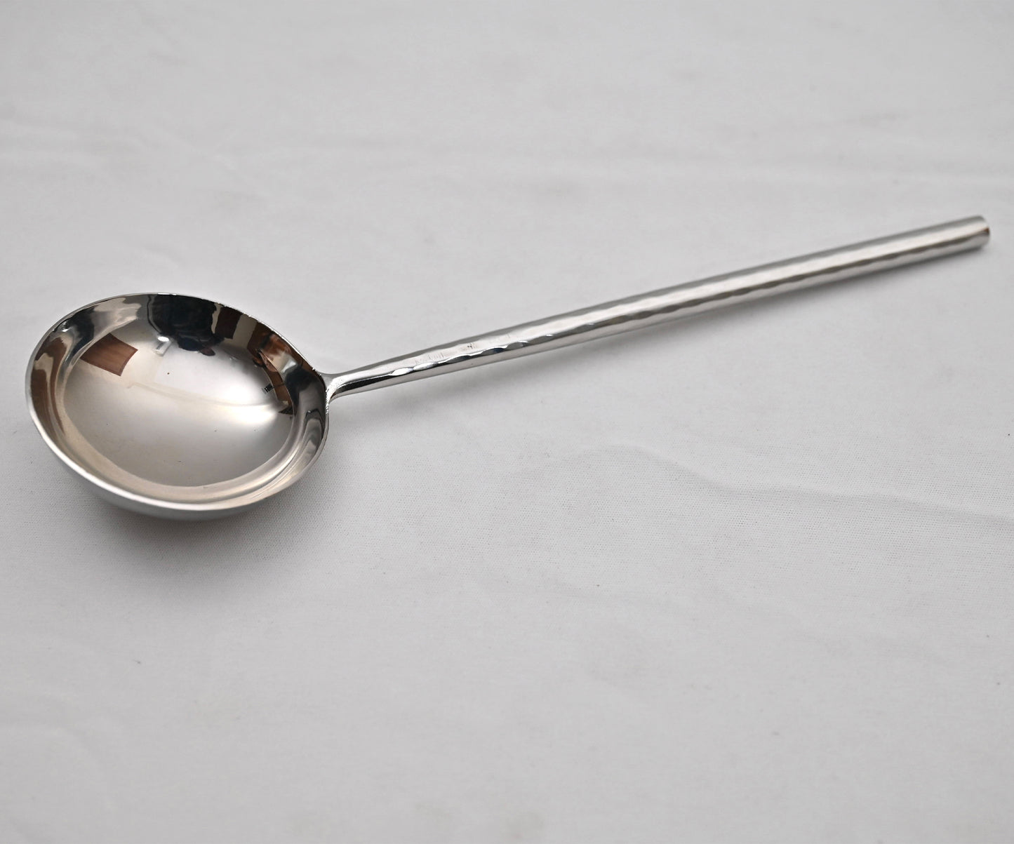 Hammered Stainless Steel Serving Ladle (Regular)