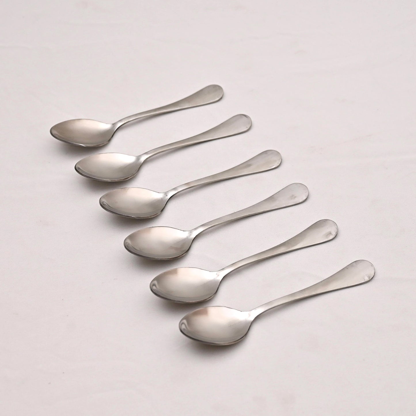 Rounded Stainless Steel Tea Spoon Set