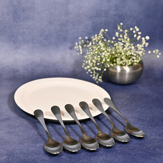 Rounded Stainless Steel Tea Spoon Set